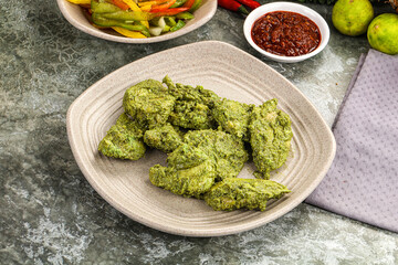 Indian cuisine - Mint chicken tikka