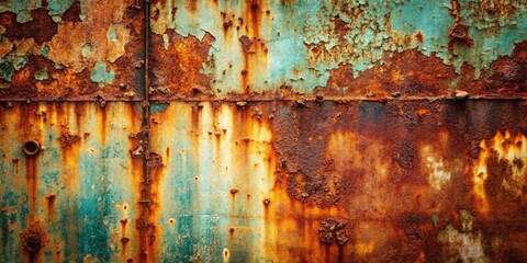 Grunge Textures with Metal Rust and Patina Effects for Industrial Minimalism Design Inspiration