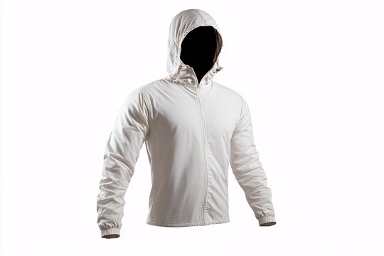 recommend clip art: Cream Colored Hooded Jacket