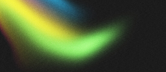 Rainbow color grainy gradient background with blazing noise rainbow light textures effect banner in the background