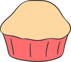 Cute Pan Dulce Mantecadas Mexican Sweet Cartoon Doodles