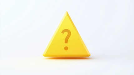Question Mark in a Yellow Triangle