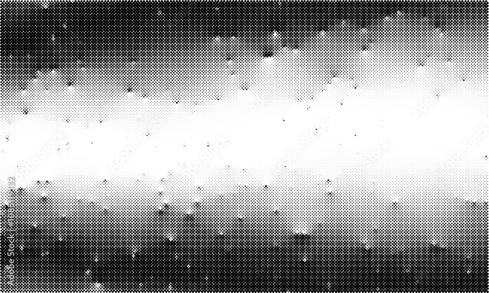 Poster Subtle halftone vector texture overlay. Monochrome abstract splattered background.