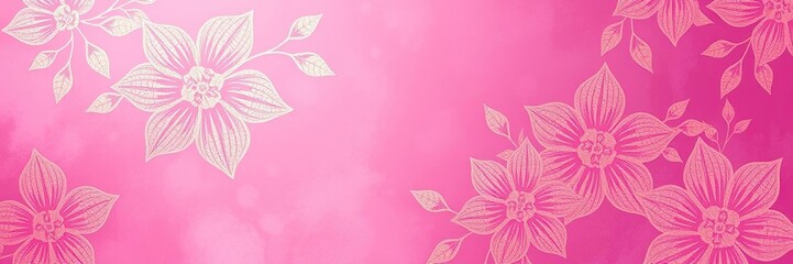 Fototapeta premium Abstract rose gold floral pattern with pink and purple shades in a gradient effect, alcohol ink art, floral arrangement