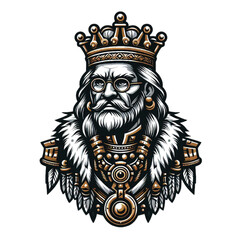 Obraz premium King vector