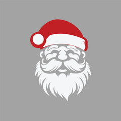 3d cartoon santa icon cute identical