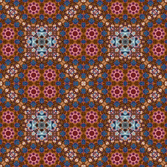 Seamless square carpet pattern. The texture is abstract. The background is abstract endless