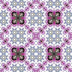 Seamless square carpet pattern. The texture is abstract. The background is abstract endless