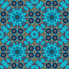 Seamless square carpet pattern. The texture is abstract. The background is abstract endless