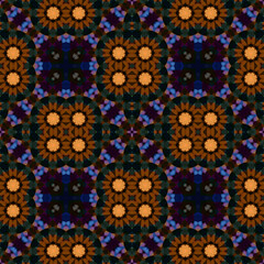 Seamless square carpet pattern. The texture is abstract. The background is abstract endless