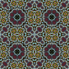 Seamless square carpet pattern. The texture is abstract. The background is abstract endless