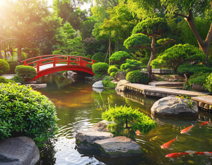 Zen Garden Koi Pond