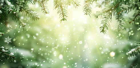 Winter Green Christmas Glow