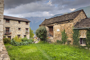 In the centre of Ainsa town