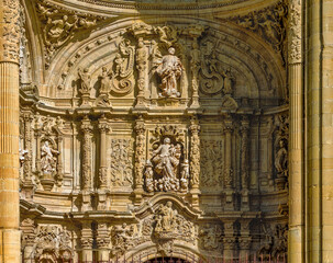 Logrono, Spain, Europe, September 2024,, Co-cathedral of Santa María de la Redonda
