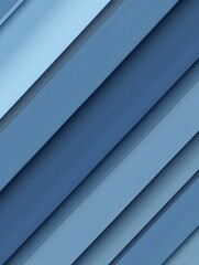 Obraz premium Abstract Blue Diagonal Stripes Soft Gradient - Modern, sleek, abstract background with soft blue diagonal stripes and gradient effect. Symbolizes technology, calmness, depth, movement, and sophisticat