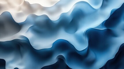 Abstract Blue Waves