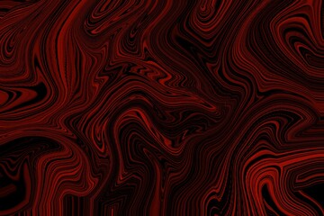 Black and Red Liquid Marble Texture Background