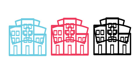 Fototapeta premium Uiux vectors icon set