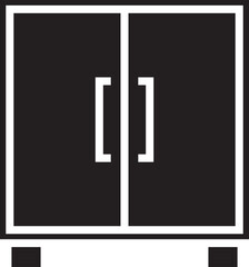 Cabinet Glyph Icon
