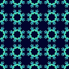 seamless pattern with elements.set, art, ice, cold, vintage, snowflakes, star, decor, holiday, xmas