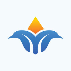 bird logo design template full of philosophy