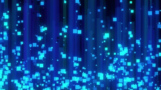 Abstract data Communication. Computer generated