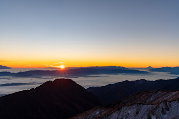 雲海の日の出