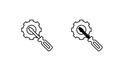hand tools icon design with white background stock illustration