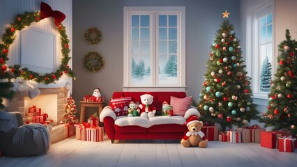 Christmas photos, Christmas layout, Christmas copy space, warm Christmas, Christmas, high definition Christmas photos, Christmas images
