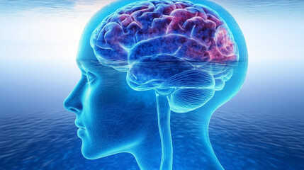 Brain scan displaying patterns indicative of dementia, illustrating the impact of cognitive decline on neural pathways and the importance of early detection and intervention in neurological health