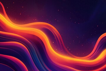 Dynamic Waves of Color: A Vibrant Abstract Design