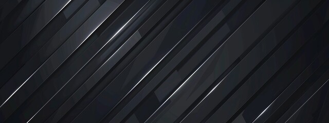 Obraz premium Abstract dark angular pattern wallpaper with copy space in the center. Ideal for graphic design templates, banners, and modern digital backgrounds.
