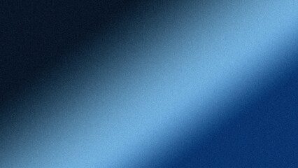 Abstract blue gradient background with grainy texture