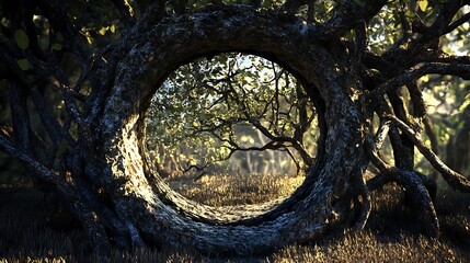 A mirror that reflects another world