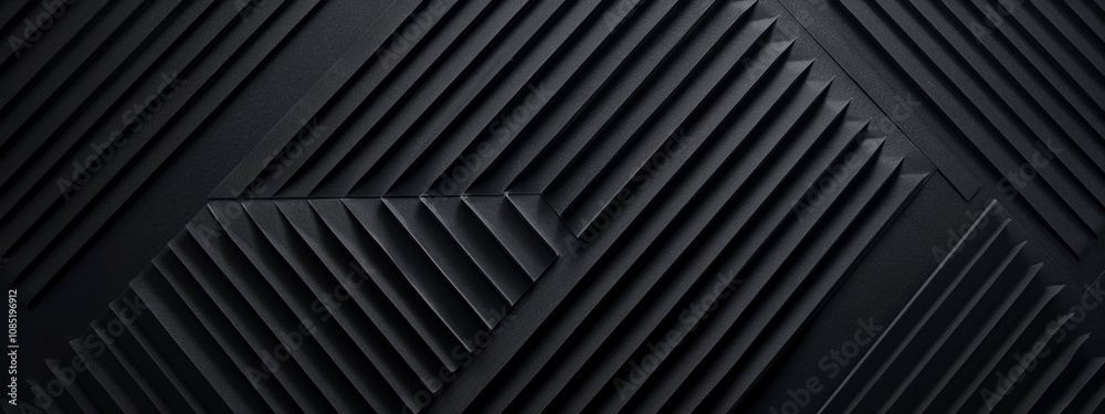 Leinwandbilder abstract minimalist wallpaper with bold geometric patterns on black background. ideal for modern des