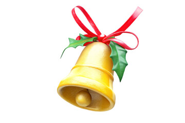 Christmas bell isolated on white background