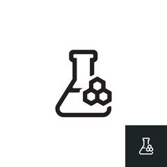 Synthetic icon isolated on white background. Vector illustrations are made with vector-based software, not AI generated results.