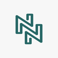 initial letter NN minimalism modern concept logo design.jpg.eps
