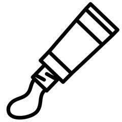 학교 생활 아이콘 물감