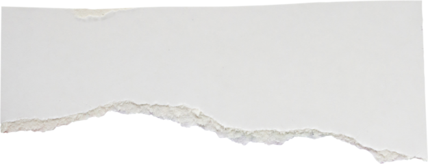 White ripped paper torn edges strips isolated on black background