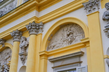 Old historical building facade