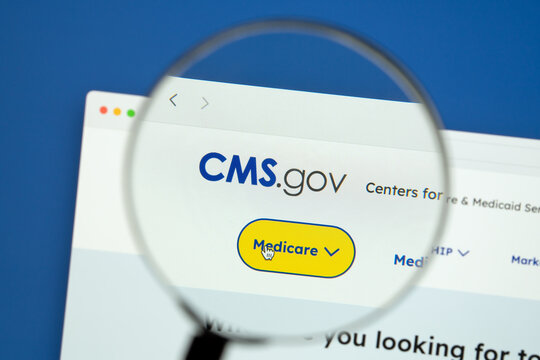 Ostersund, Sweden - Nov 17, 2024. The Centers for Medicare and Medicaid Services (CMS) webpage. CMS is a federal agency within the United States Department of Health and Human Services (HHS.	