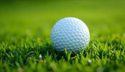 Obraz premium golf ball on green grass