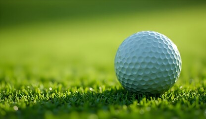 Obraz premium golf ball on green grass