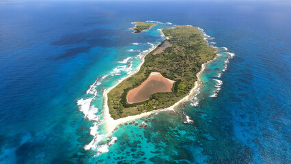 Petite-Terre Islands, Guadeloupe, Lesser Antilles, Caribbean.