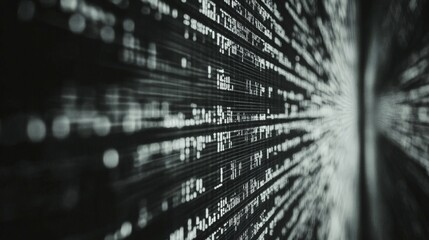 Digital Stock Tickers on Computer Screen