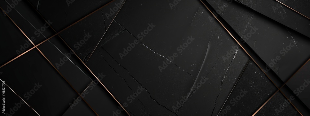 Poster Geometric abstract pattern with intersecting diagonal lines on black background. Featuring white space in the center for text, ideal for design templates and modern banners.