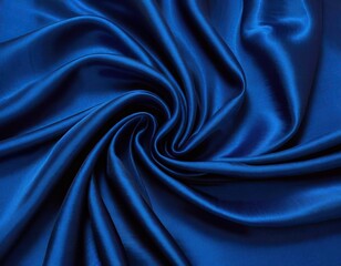 Fototapeta premium A blue fabric with a spiral pattern