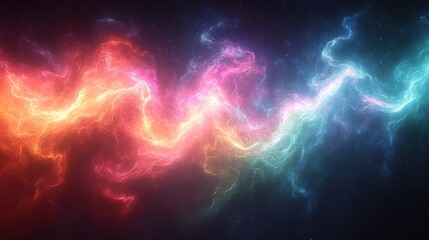 Abstract vibrant energy streams.